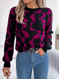 Round Neck Long Sleeve Sweater