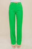 Love Tree High Waist Straight Pants