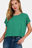 Zenana Round Neck Short Sleeve T-Shirt