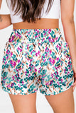 Printed High Waist Shorts