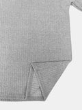 Full Size Quarter Zip Long Sleeve Top